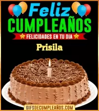 GIF Felicidades en tu día Prisila